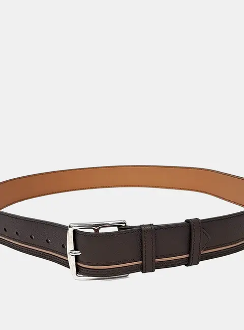Herm&egrave;s Brown Leather Belt (L)