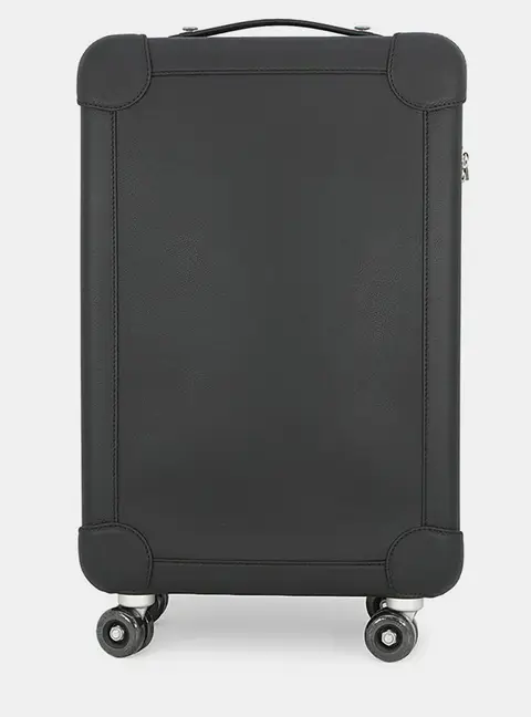 Hermes RMS Rolling Mobility Suitcase Black Taurillon Clemence Leather Suitcase Bag