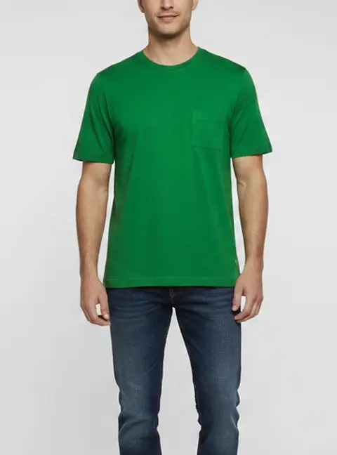 Hermes Green Cotton Pique Crew Neck T-Shirt L