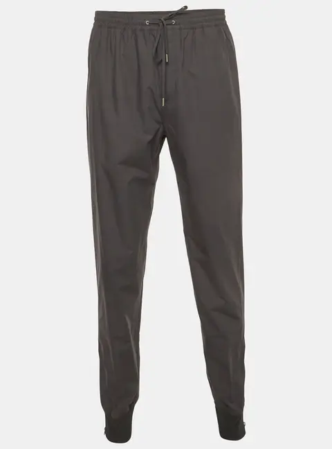 Hermes Grey Poplin Drawstring Trouser XL
