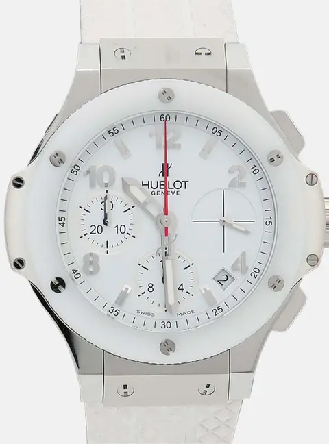 Hublot Big Bang Original 342.SE.230.RW Automatic Chronograph White Dial Stainless Steel Men's Wristwatch 41mm