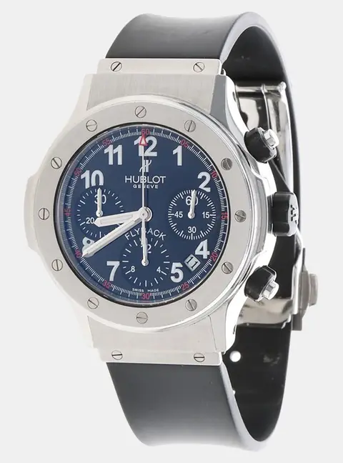 Hublot Super B Flyback B1926.1 Black Stainless Steel Automatic Men's Wristwatch 42mm