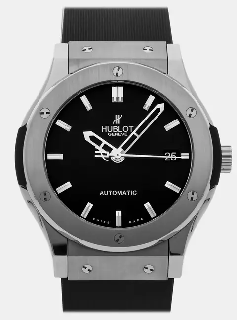 Hublot Classic Fusion 511.NX.1170.RX  Black  Titanium Automatic Men's Wristwatch 45 mm