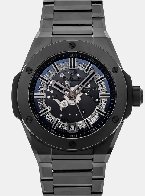 Hublot Big Bang Integrated 456.CX.0140.CX Black Ceramic Automatic Men's Wristwatches 40mm