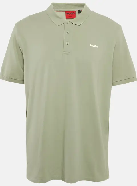 Hugo Boss Green Pique Cotton Polo T-Shirt XXL