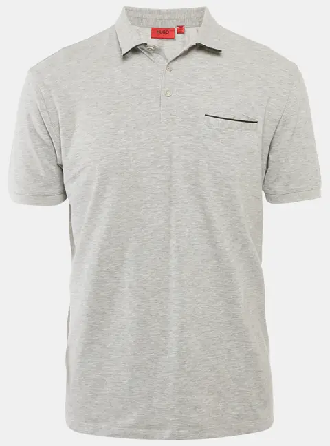 Hugo Boss Grey Jersey Polo T-Shirt L