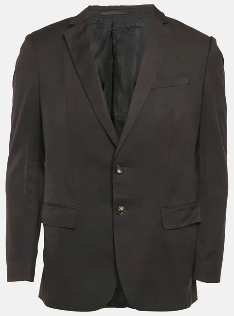 Boss By Hugo Boss Dark Grey Wool Single Breasted Blazer M