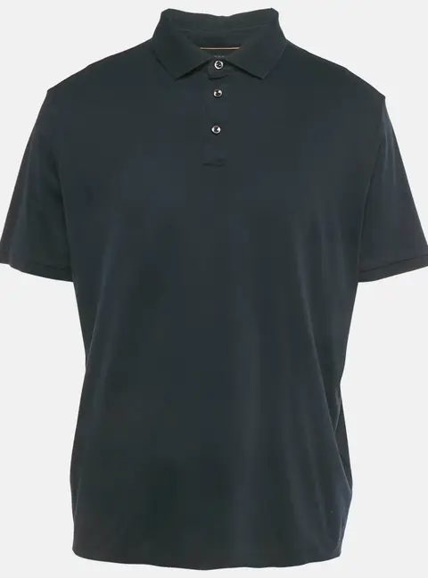Hugo Boss Navy Blue Jersey L-Perry Polo T-Shirt XXL