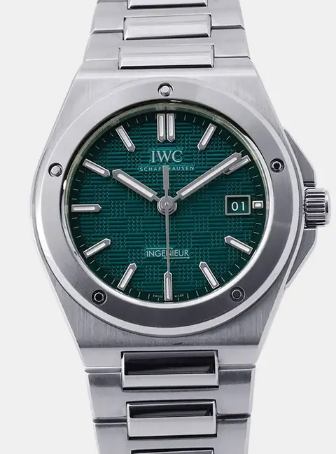 IWC Ingenieur IW328903 Green Stainless Steel Automatic Men's Wristwatch 40mm