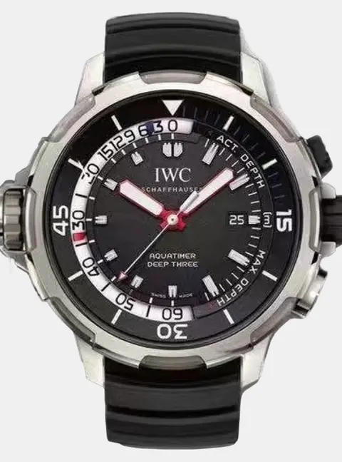 IWC Aquatimer IW355701 Black Titanium Automatic Men's Watches 46mm