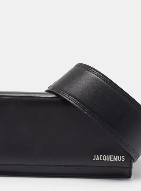 Jacquemus Le Bambino Homme Black Leather Bag