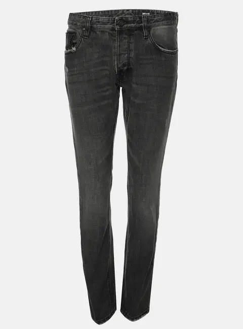 Just Cavalli Grey Cotton Slim Fit Jeans S
