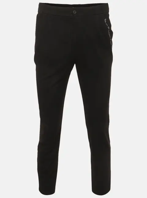 KKoncept Black Catastrophe Gabardine Straight Leg Trousers S