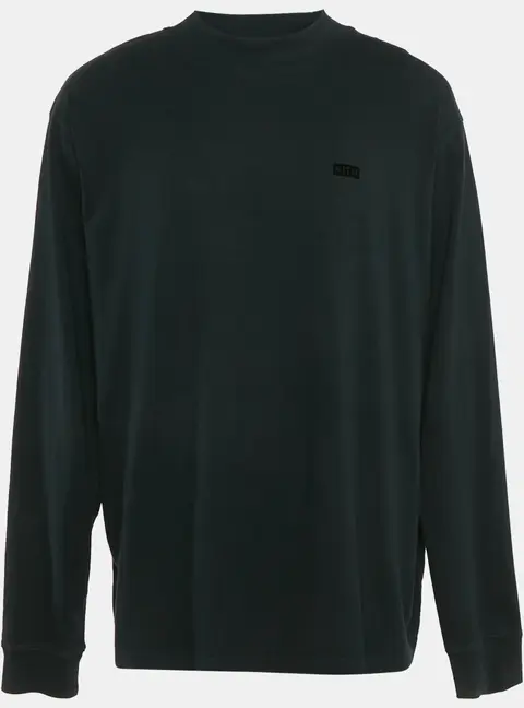 Kith Black Logo Print Cotton Crew Neck Sweatshirt XXL