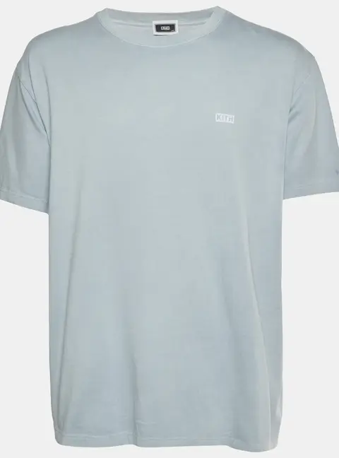 Kith Blue Logo Graphic Jersey Crew Neck T-Shirt XXL