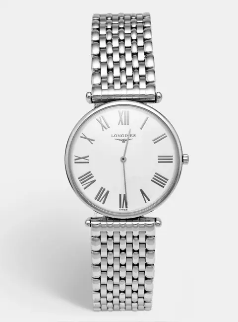 Longines La Grande Classique De Longines L4.635.4.21.3 White Dial Stainless Steel Men's Wristwatch 33 mm