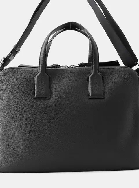 Loewe Goya Slim Briefcase Black Soft Grain Calf