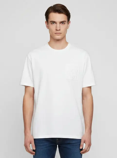 Loewe White Cotton Anagram Relaxed Fit T-Shirt M
