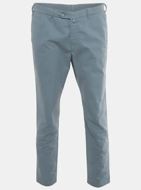 Loro Piana Grey Cotton Formal Trousers XL