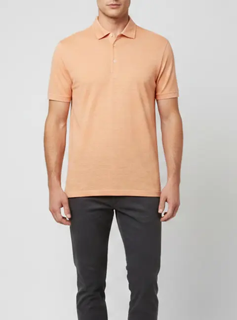 Loro Piana Orange Linen Short Sleeve T-Shirt XL