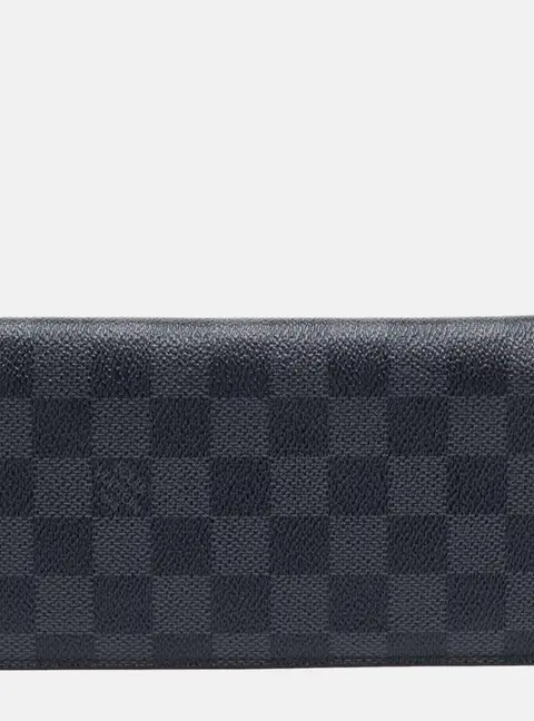 Louis Vuitton Brazza Damier Graphite Canvas Long Wallet