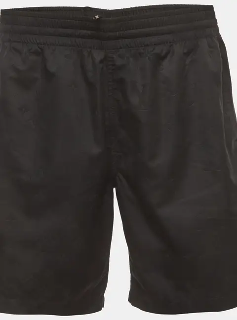 Louis Vuitton Black Monogram Synthetic Swim Shorts L