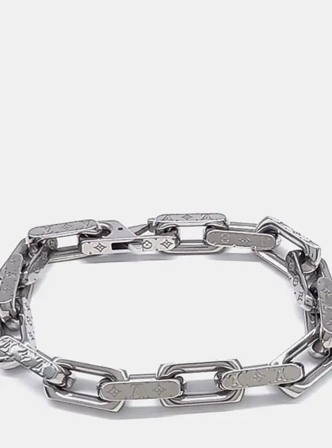 Louis Vuitton Virgil Abloh Silver Chain Bracelet