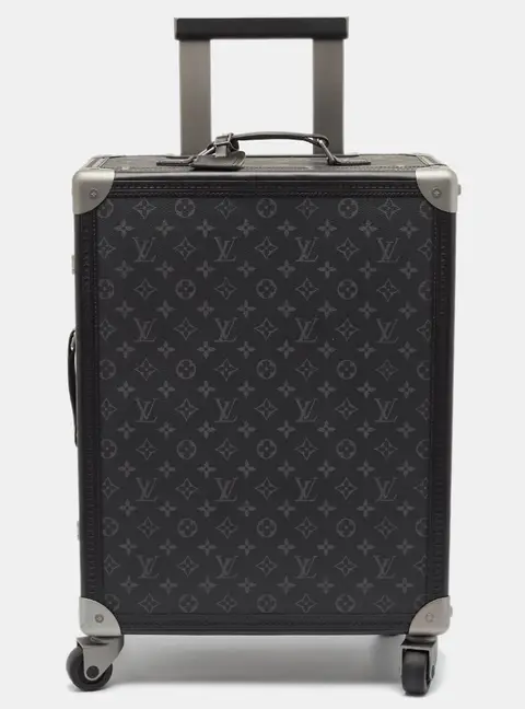 Louis Vuitton Rolling Trunk Monogram Canvas Suitcase