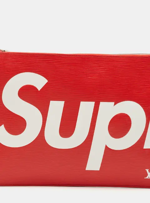 Louis Vuitton x Supreme Red Epi Leather Pochette Jour GM