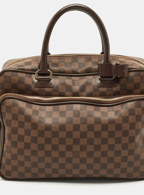 Louis Vuitton Icare Brown Coated Canvas and Leather Laptop Bag