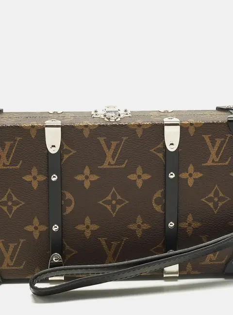 Louis Vuitton Neo Monogram Macassar Canvas Wallet Trunk