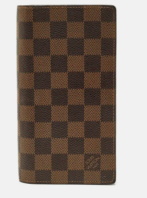 Louis Vuitton Brazza Damier Ebene Canvas Wallet
