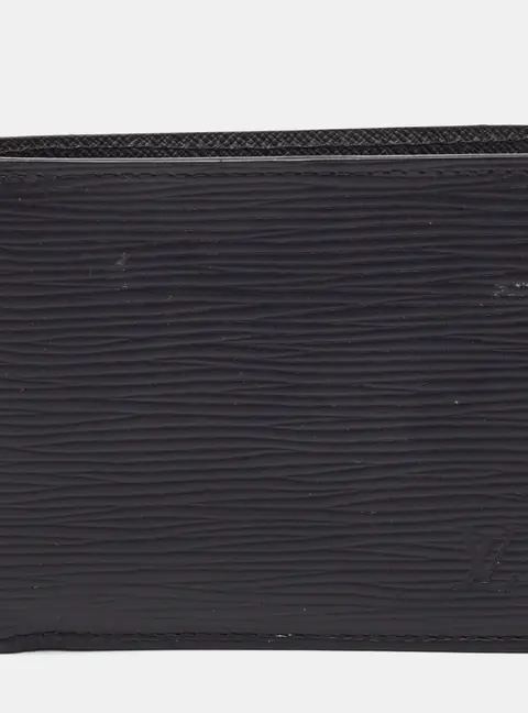 Louis Vuitton Black Epi Leather Bifold Wallet