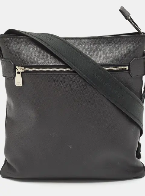 Louis Vuitton Sasha Ardoise Taiga Leather Messenger Bag