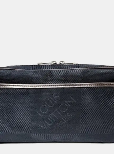 Louis Vuitton G&eacute;ant Acrobat Black Fabric Hip Bag