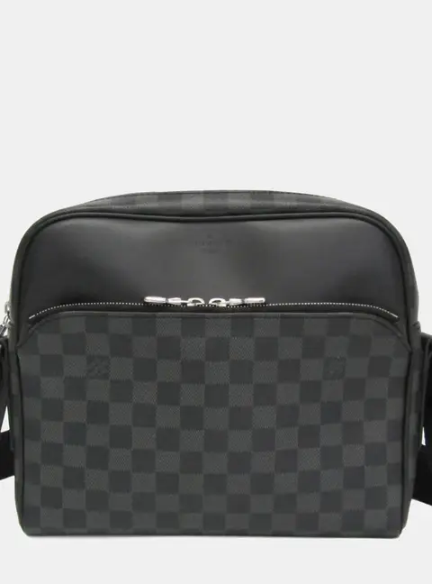 Louis Vuitton Damier Graphite DAYTON REPORTER PM Shoulder Bag Damier Graphite