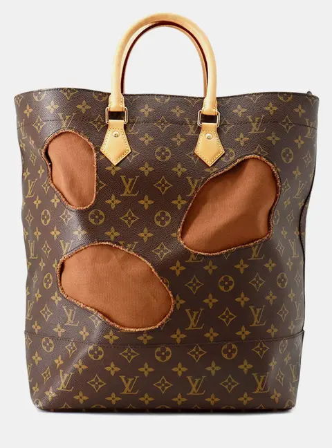 Louis Vuitton Rei Kawakubo Bag With Holes PM Brown Monogram Canvas Tote Bag