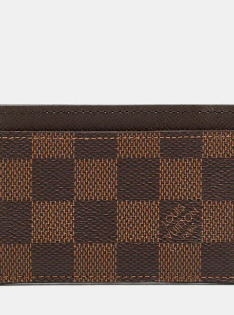 Louis Vuitton Damier Ebene Canvas Card Holder