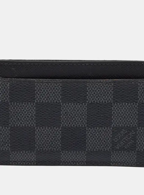 Louis Vuitton Neo Porte Cartes Damier Graphite Canvas Card Holder