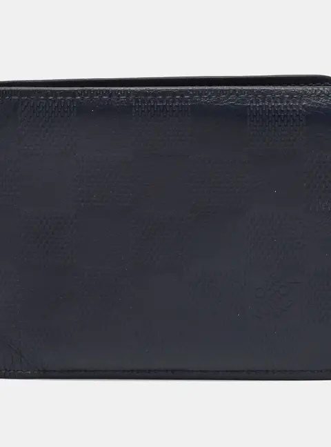 Louis Vuitton Multiple Blue Infini Damier Leather Wallet