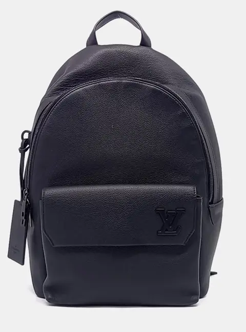 Louis Vuitton Aerogram Backpack Black Aerogram Leather Backpack Bag