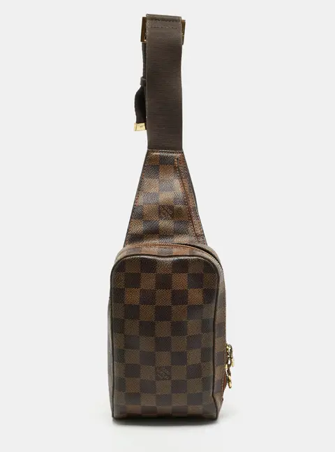 Louis Vuitton Geronimos Damier Ebene Canvas Bag