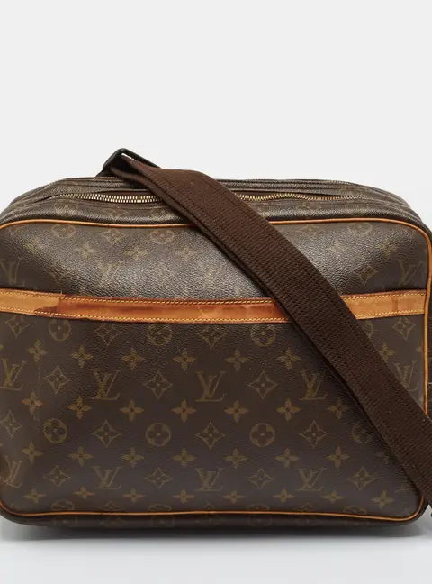 Louis Vuitton Reporter GM Monogram Canvas and Leather Bag