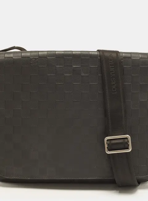 Louis Vuitton District Black Damier Infini Messenger Bag