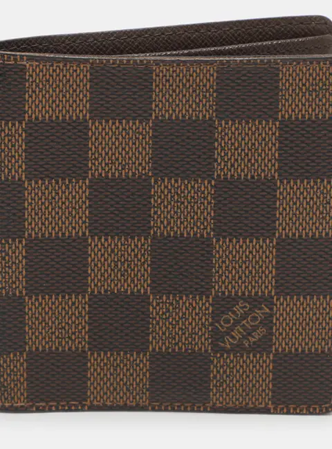 Louis Vuitton Damier Ebene Canvas Bifold