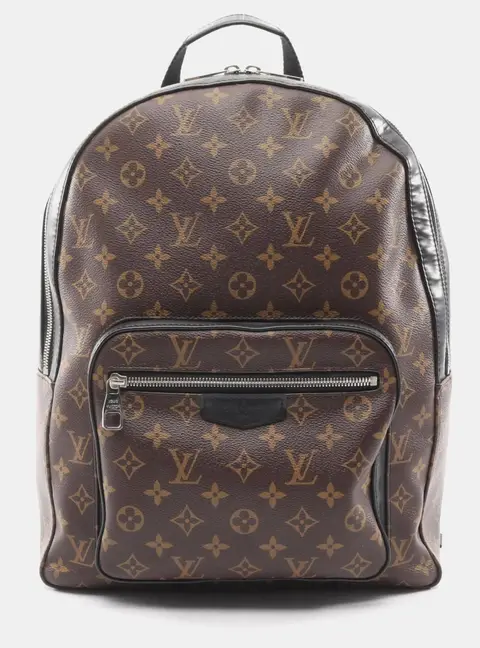 Louis Vuitton Josh Brown/Black Monogram Macassar Coated Canvas & Leather Backpack