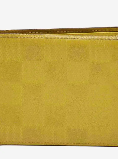 Louis Vuitton Slender Vert Acid Damier Infini Leather Bifold Wallet