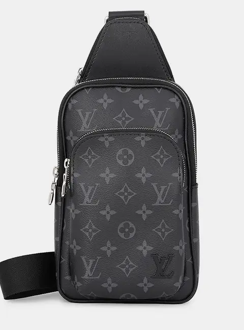 Louis Vuitton Avenue Sling Bag Noir Monogram Eclipse Size Pm