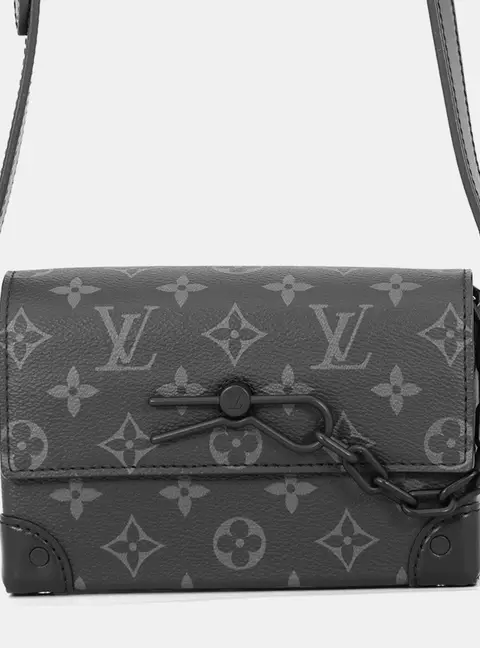 Louis Vuitton Steamer Wearable Wallet Noir Monogram Eclipse