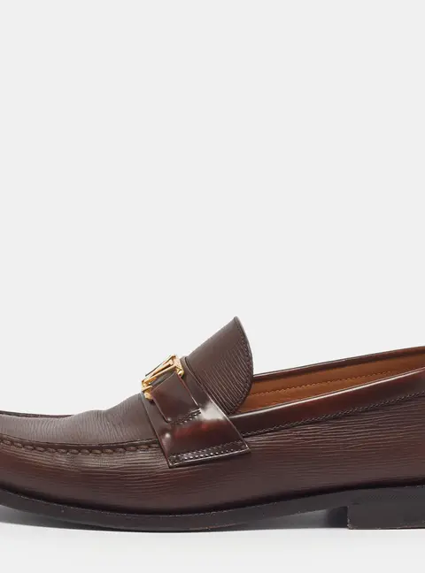 Louis Vuitton Major Size 41 Brown Epi Leather Loafers